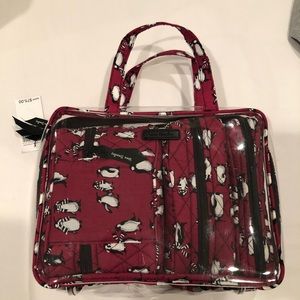 Vera Bradley penguin makeup case set